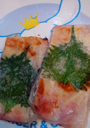 生春巻き焼き　大葉&チーズ&ベーコン-レシピのメイン写真