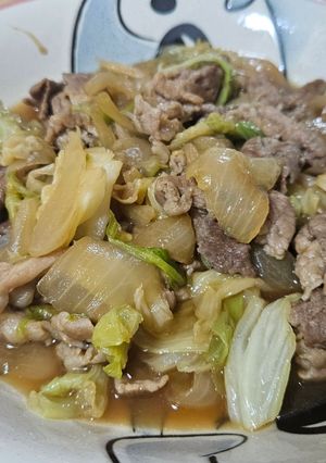 豚肉とキャベツの甘辛煮-レシピのメイン写真