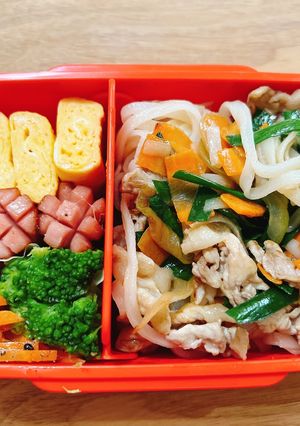 鳥だしの中華炒めフォー弁当-レシピのメイン写真