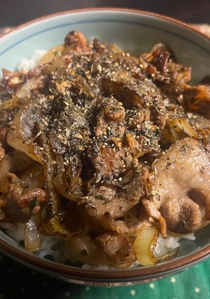 ジェノベーゼ豚丼-レシピのメイン写真