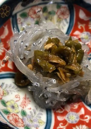 生しらす青唐のせ-レシピのメイン写真