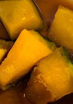 レンチンで♪かぼちゃの煮物-レシピのメイン写真