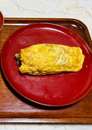 【健康介護】玉子焼き器オムレツ-レシピのメイン写真