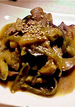 【ご飯泥棒】豚バラとなす・ピーマンの旨辛みそ炒め-レシピのメイン写真