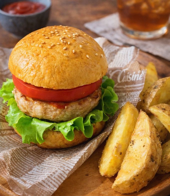 グルテンフリーハンバーガー-レシピのメイン写真