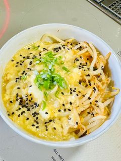 トロ玉シャキッともやしキムチ丼-レシピのメイン写真
