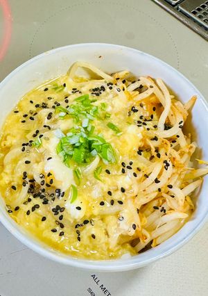 トロ玉シャキッともやしキムチ丼-レシピのメイン写真