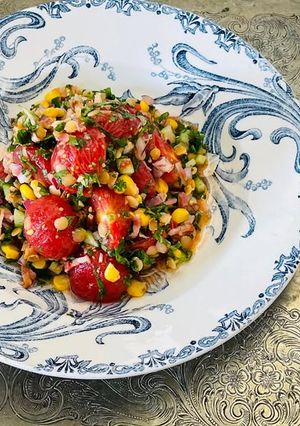 シンディースイートレンズ豆のタブレ風-レシピのメイン写真