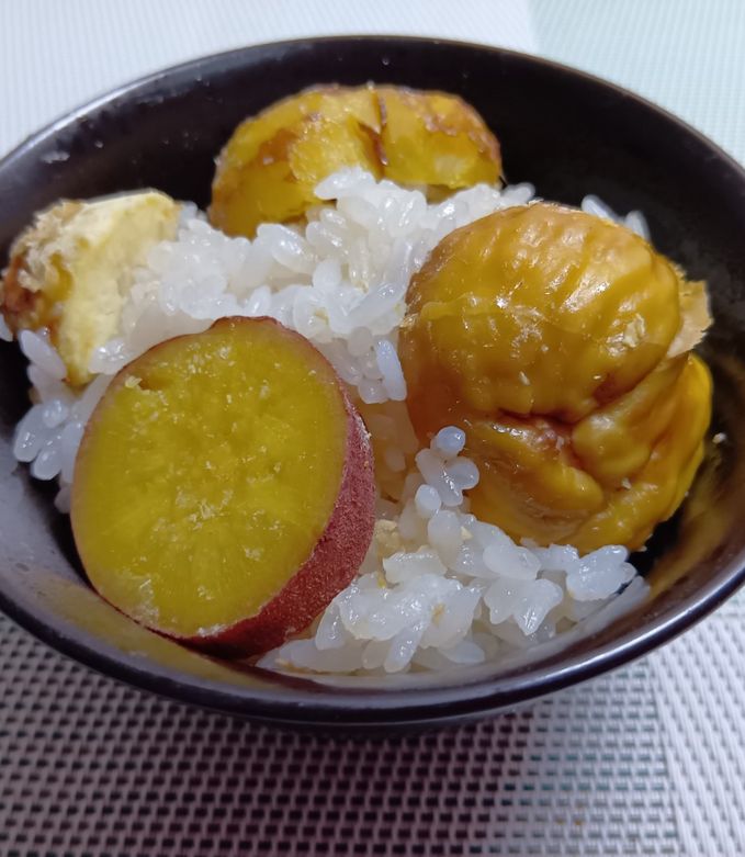 栗とお芋のほっこり炊き込みご飯-レシピのメイン写真