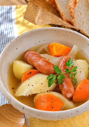 やさしい味のごろごろポトフ【作り置き】-レシピのメイン写真