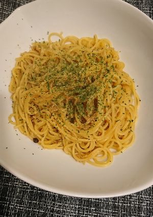 ちりめん山椒和風パスタ-レシピのメイン写真