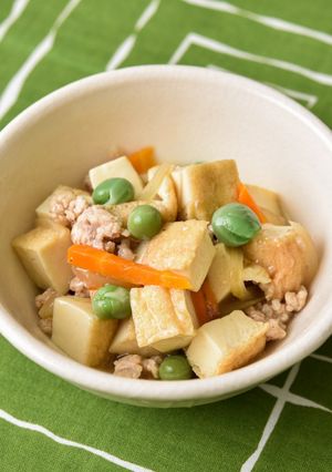 食べ応えばっちり！厚揚げのそぼろ煮-レシピのメイン写真