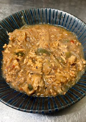 帰宅後すぐにできるピリ辛麻婆春雨-レシピのメイン写真