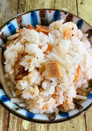 鍋の素＆あたりめで1合炊き込みご飯 4-レシピのメイン写真