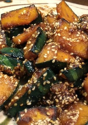 かぼちゃの甘辛炒め-レシピのメイン写真