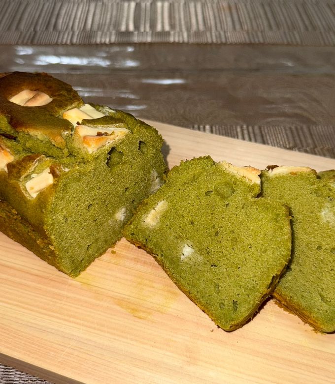 【米粉】ホワイトチョコと抹茶のパウンド-レシピのメイン写真