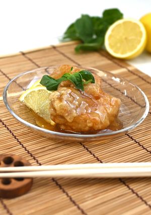 【給食】鶏肉のレモン煮-レシピのメイン写真