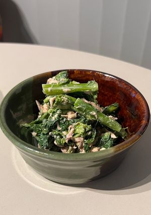 【副菜】菜の花とツナの和風サラダ-レシピのメイン写真