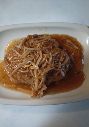 もやしハンバーグ-レシピのメイン写真