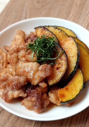 かぼちゃと豚こま肉の南蛮漬け-レシピのメイン写真