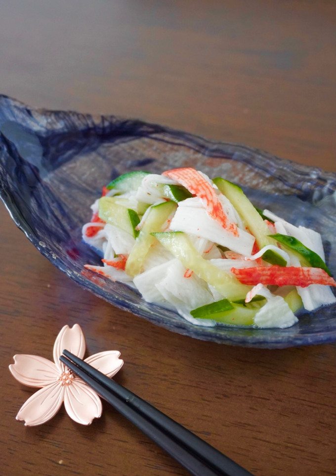 きゅうりと長芋とカニカマの酢の物-レシピのメイン写真