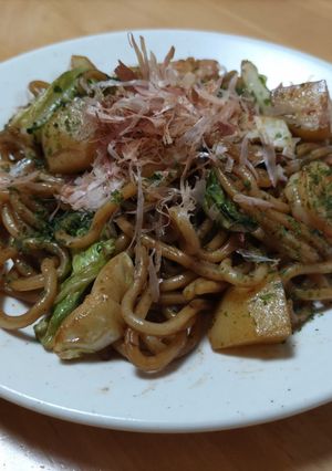 春キャベツと新じゃがの大阪焼きそば-レシピのメイン写真