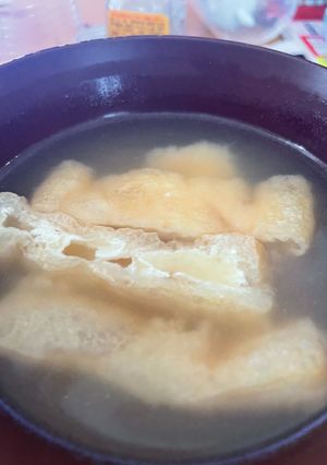 油揚げと豆腐ともやしの激うま味噌汁-レシピのメイン写真