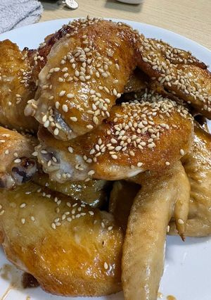 手羽先の甘辛煮🍖 (手羽元でも👌´-)-レシピのメイン写真