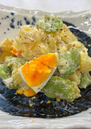 新じゃがとそら豆のポテトサラダ-レシピのメイン写真