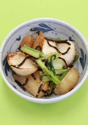 かぶの塩昆布炒め-レシピのメイン写真