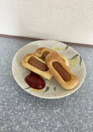 幼児の朝食 HM豆腐のミニドッグ-レシピのメイン写真