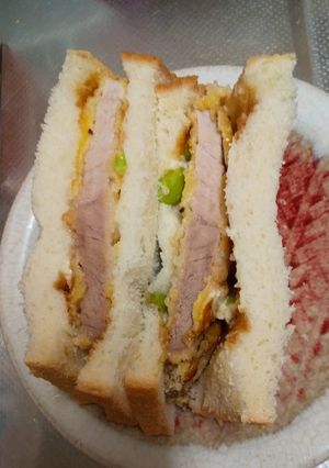 揚げないカツサンド-レシピのメイン写真