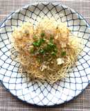 カリカリそうめんのニンニクじゃこ