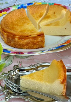 今日のベイクドチーズケーキ♪-レシピのメイン写真