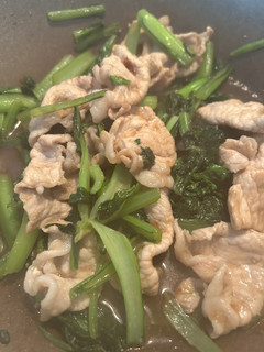 つけ菜の豚肉炒め-レシピのメイン写真
