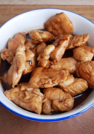 不器用鶏胸肉のバルサミコ酢焼き-レシピのメイン写真