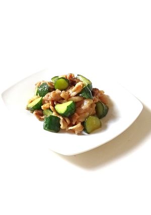 白飯必須☆豚こま&キュウリの旨辛麻婆炒め-レシピのメイン写真