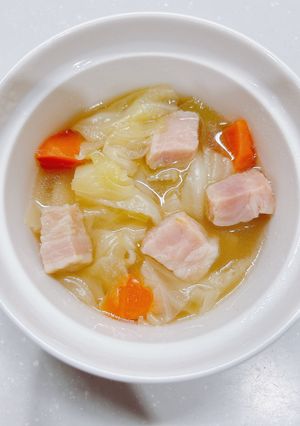 ベーコンとキャベツの洋風煮-レシピのメイン写真