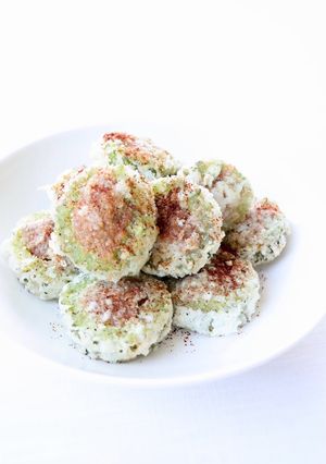 【ゴーヤの肉詰め唐揚げ（スパイス）】-レシピのメイン写真