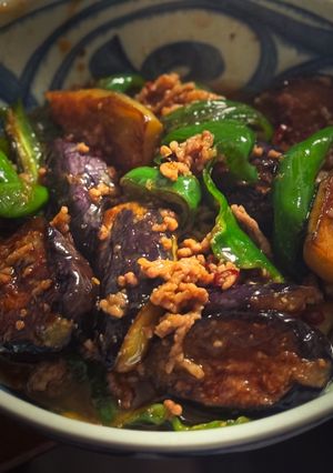 簡単本格☆ナスとピーマンの肉味噌炒め-レシピのメイン写真