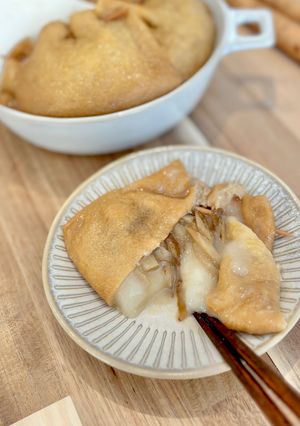 きんぴらごぼうの餅巾着-レシピのメイン写真