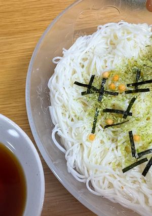 レモン&わさび風味の朝そうめん-レシピのメイン写真