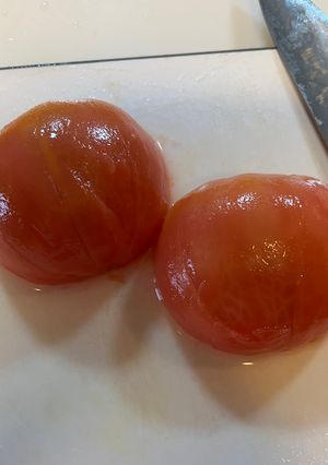 簡単！トマトの湯むき🎵-レシピのメイン写真