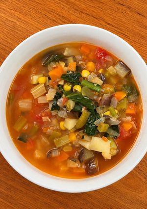 夏野菜のミネストローネ-レシピのメイン写真