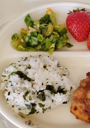 【幼児食】わかめごはん-レシピのメイン写真
