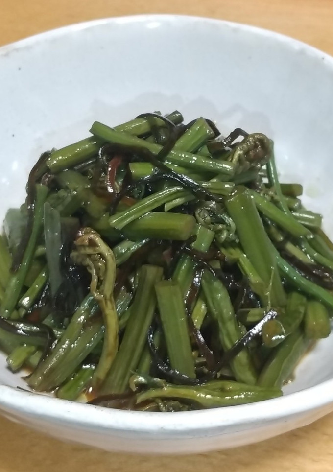 蕨の含め煮塩昆布和え-レシピのメイン写真