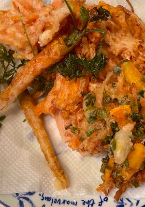 干しエビとにんじんのかき揚げ-レシピのメイン写真
