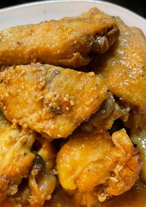 圧力鍋でガリバタチキンウィング-レシピのメイン写真
