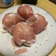รูปของ 生ハムのマッシュポテト包み
