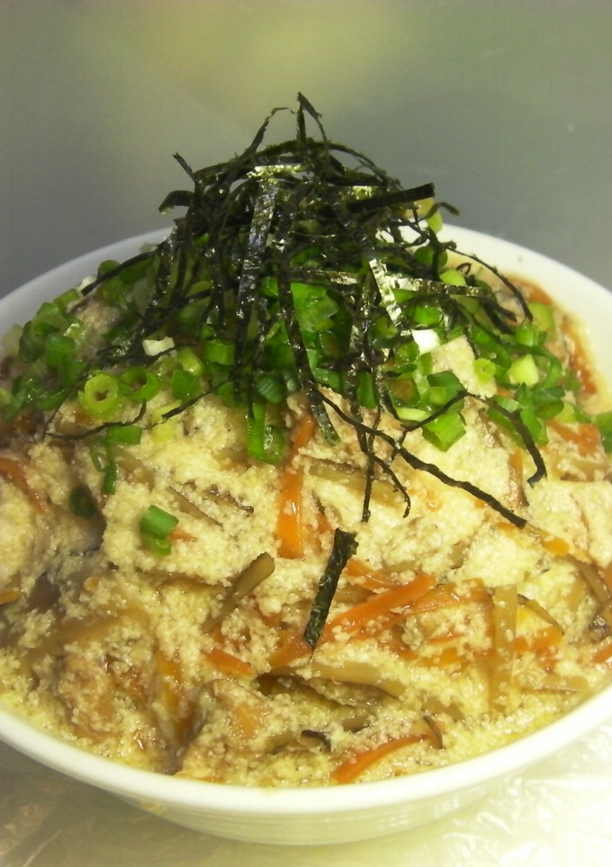 無添加　鶏だしと野菜のとろろごはん　再現-レシピのメイン写真